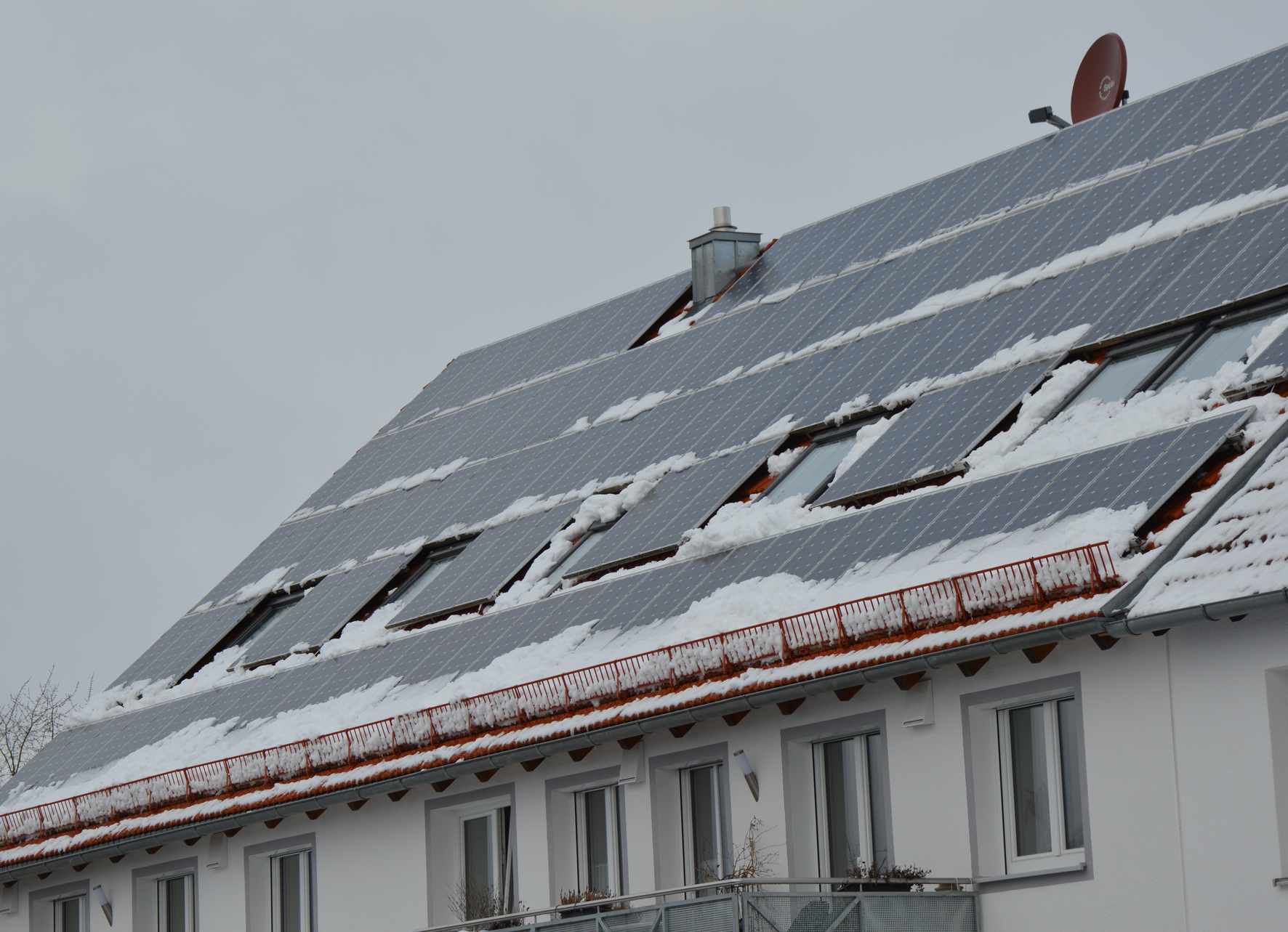 Energielieferung vom Dach auch im Winter
