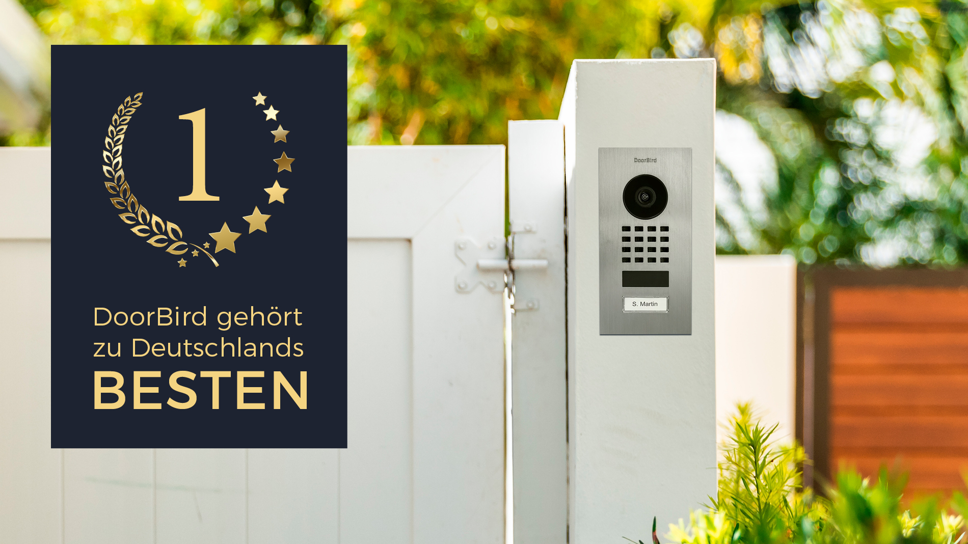 DoorBird ist die Nr. 1 für Türsprechanlagen